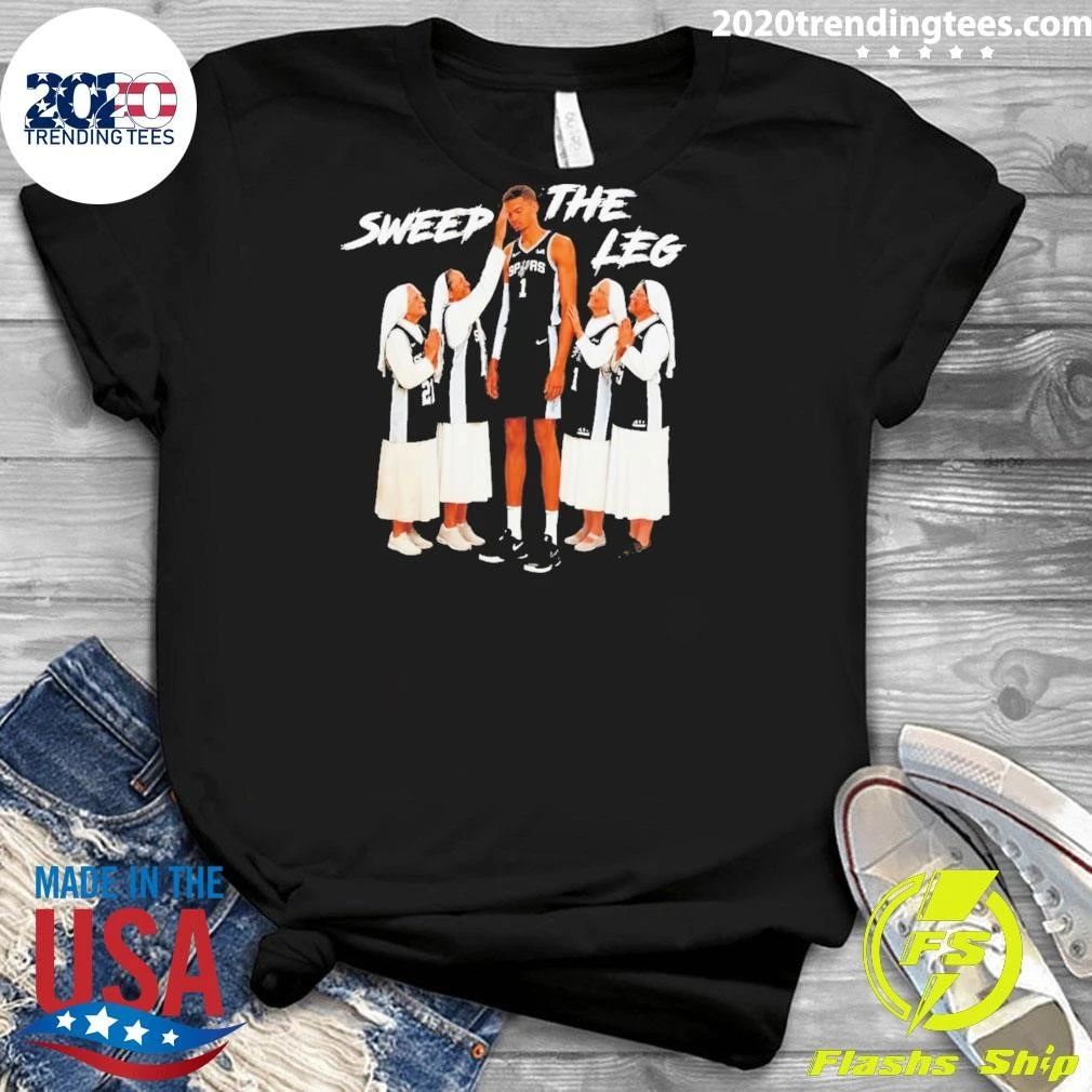 Spurs Inspired Basketball Sweep The Leg Pray Slay Shirt