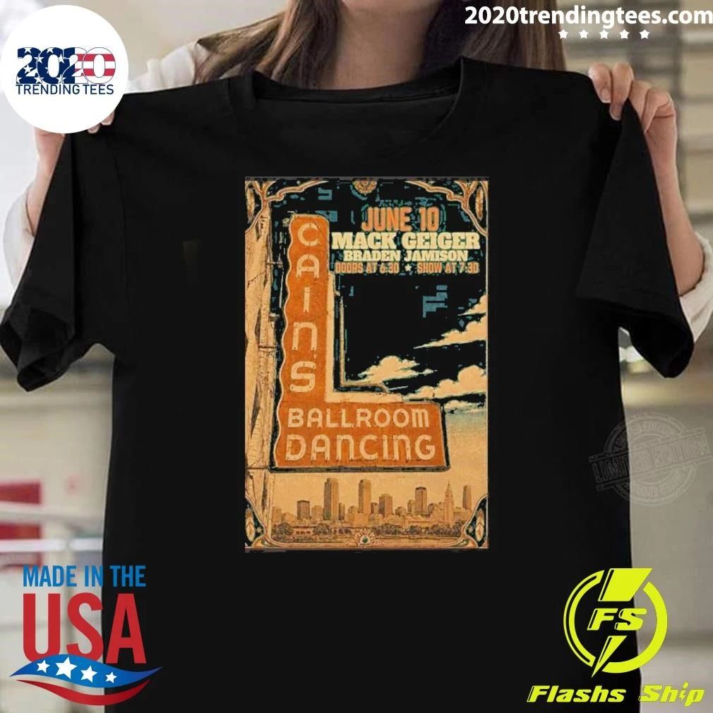 Mack Geiger Cain’s Ballroom June 10 2026 Poster Shirt