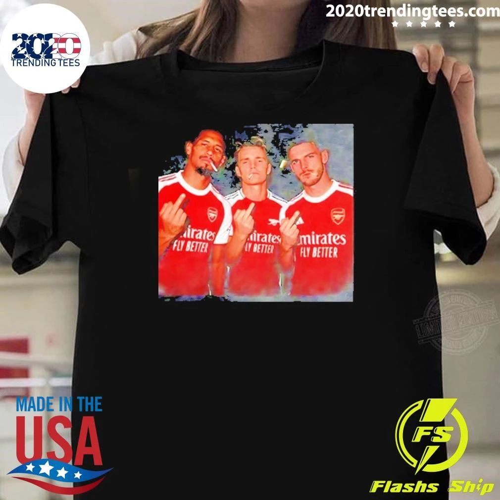 Arsenal Soccer The Middle Finger Gesture 8 Shirt