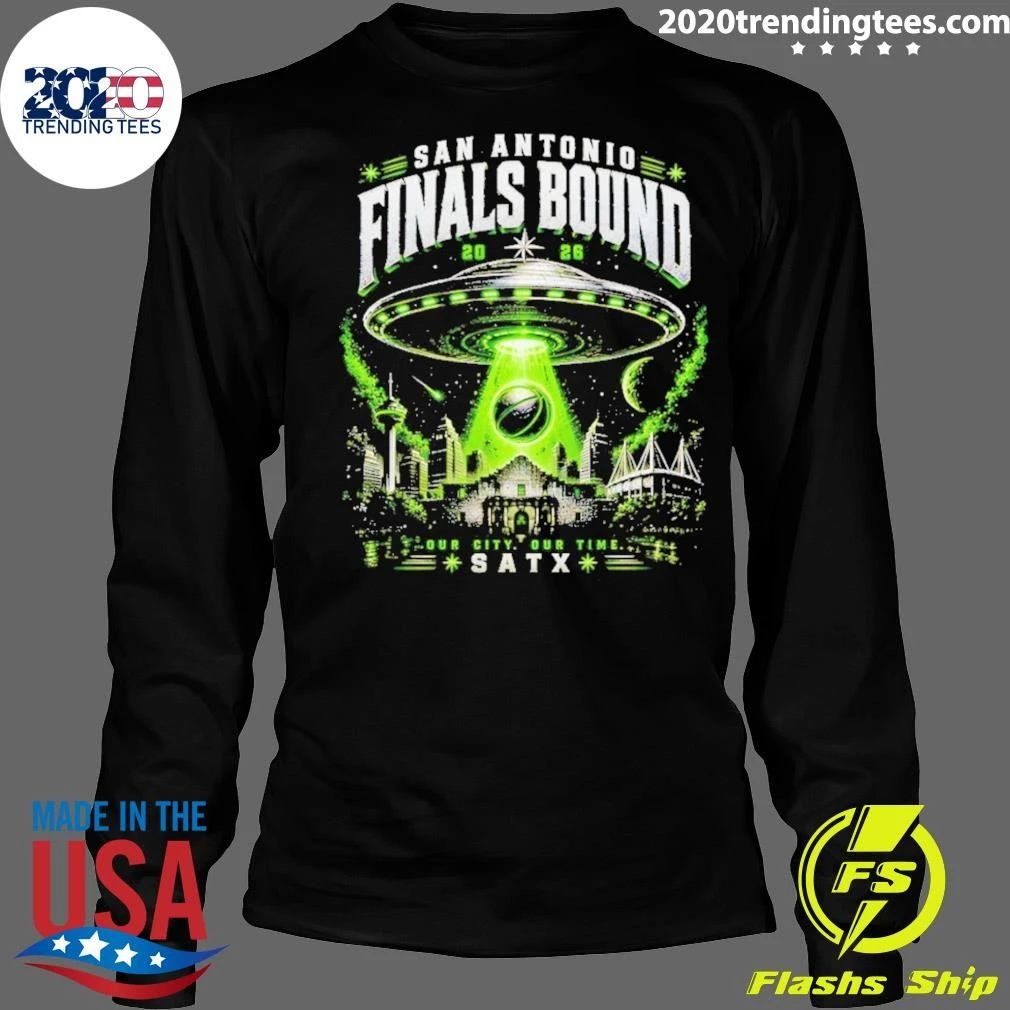 Antonio Finals Bound Spurs Basketball Satx Our City Our Time Shirt