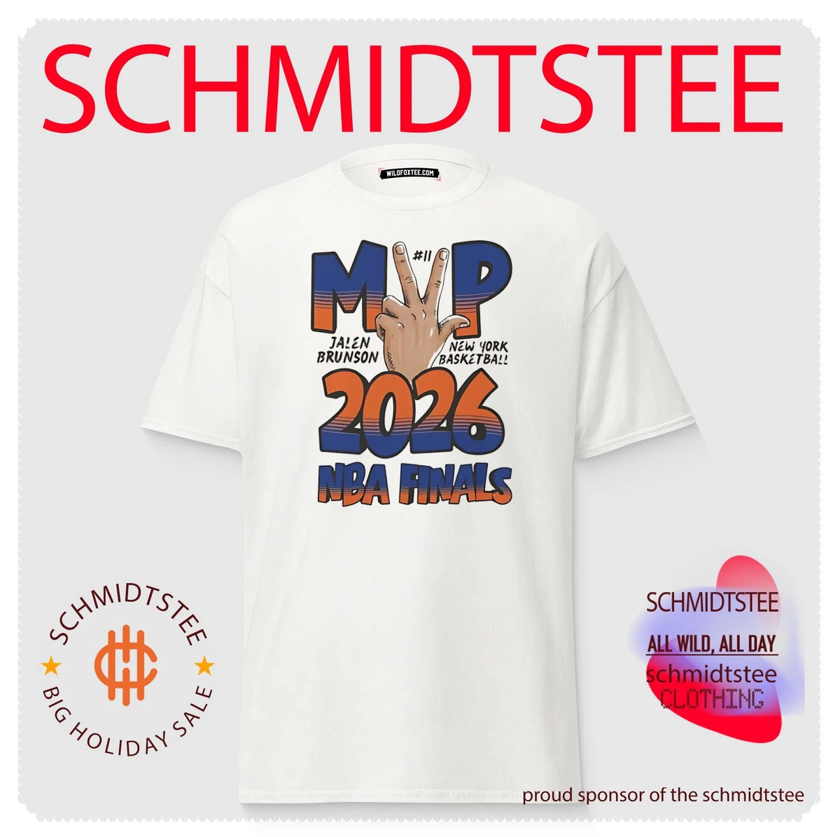 NY Knicks 2026 NBA Finals Jalen Brunson the MVP hand gesture shirt