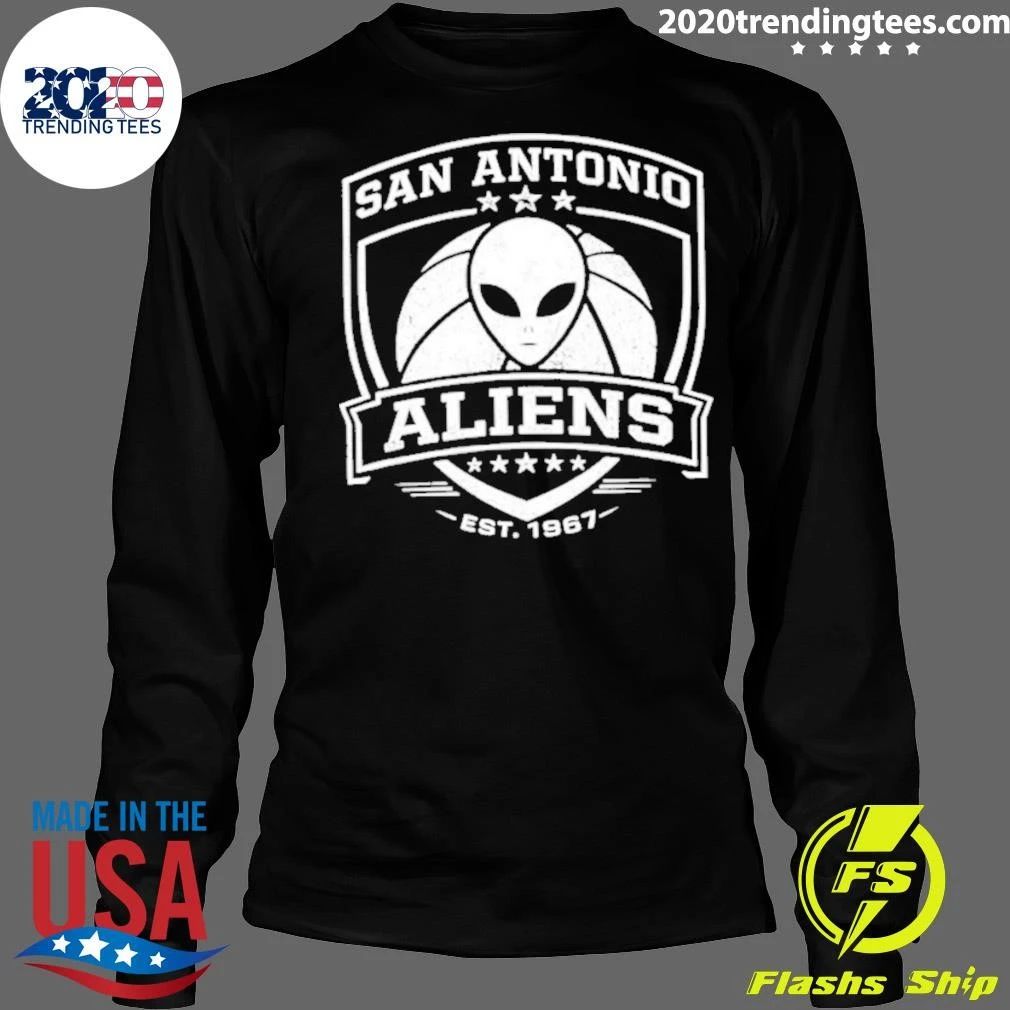 Antonio Aliens Basketball Logo 1967 Shirt