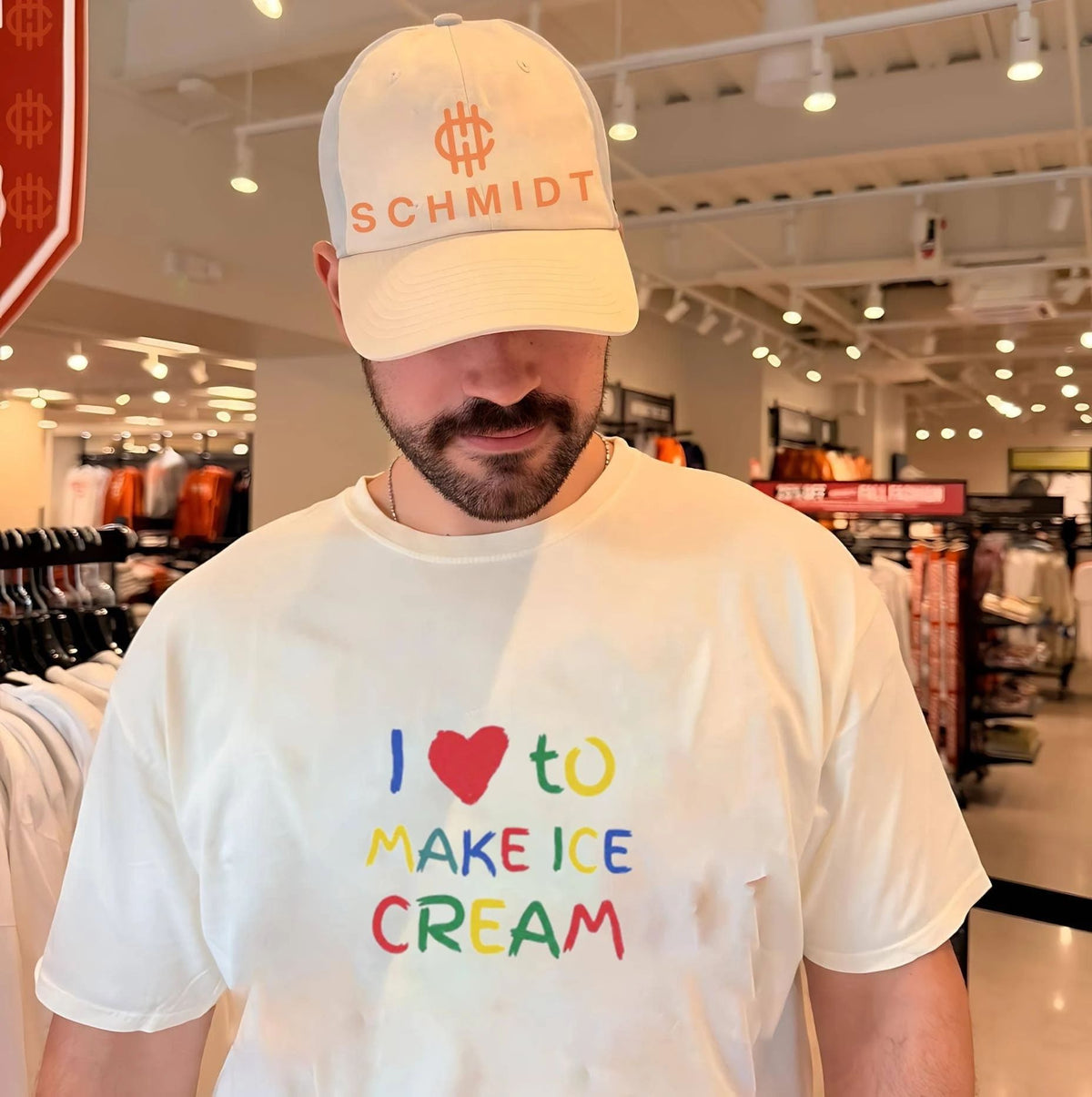 I Love to Make Ice Cream dessert baking shirt