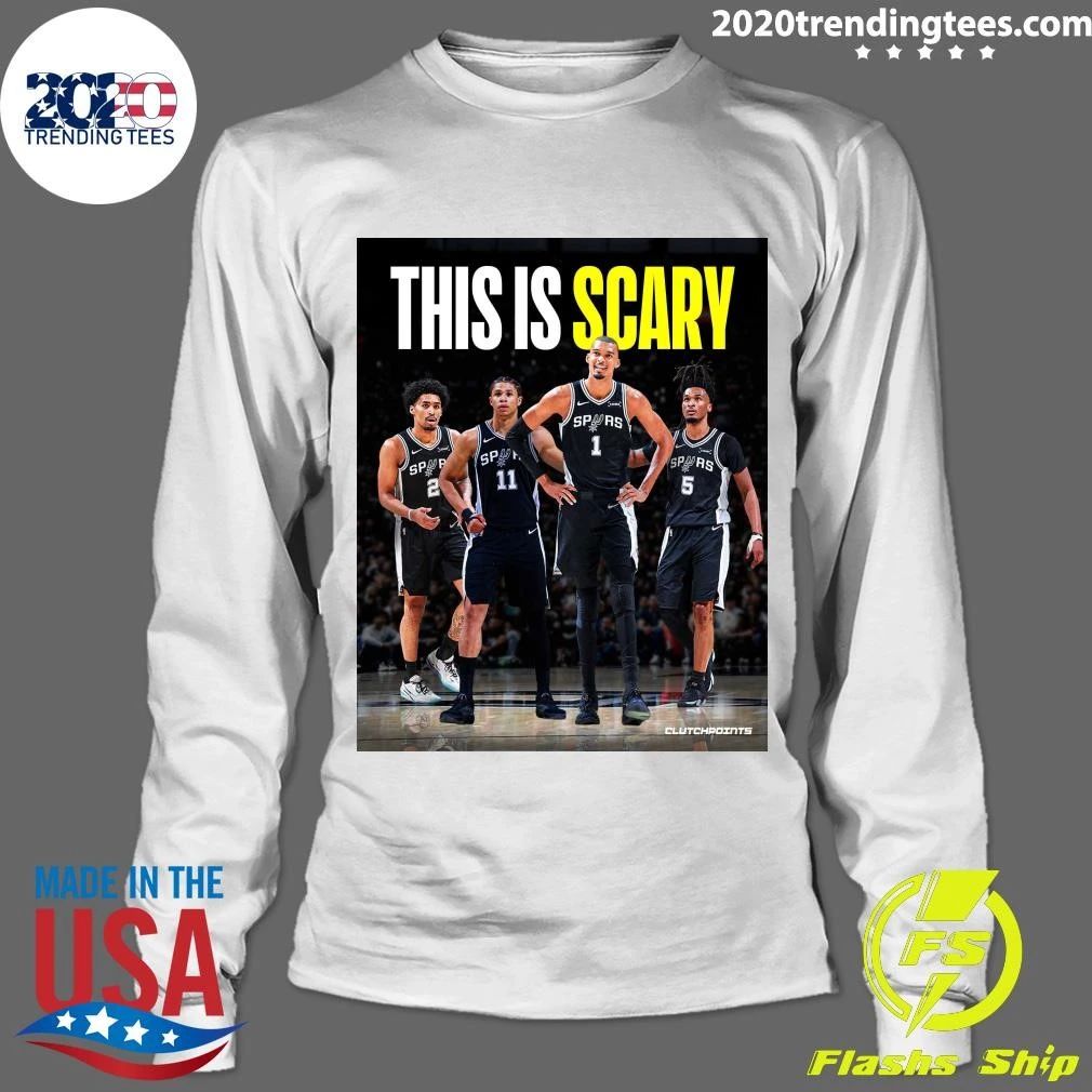 Victor Wembanyama, Stephon Castle and Keldon Johnson San Antonio Spurs NBA Finals Shirt