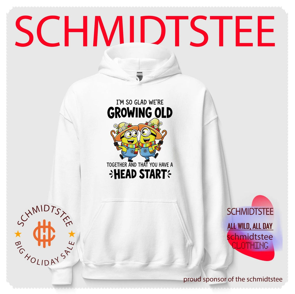 I’m so glab we’re growing old together and that you have a head start Minion shirt