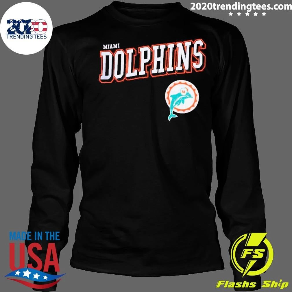 Miami Dolphins Black Vintage Shirt