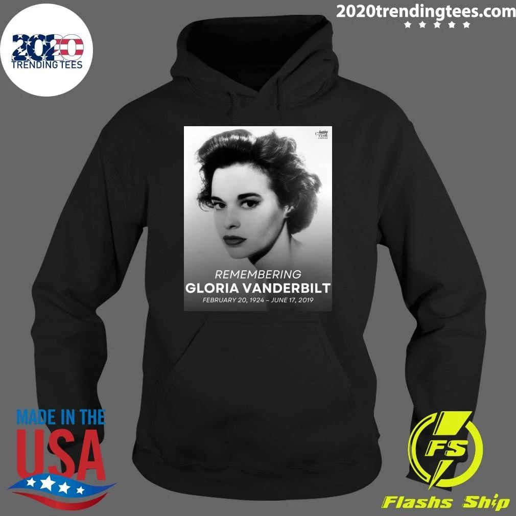 Remembering Gloria Vanderbilt February 20, 1924 – June 17, 2019 Shirt