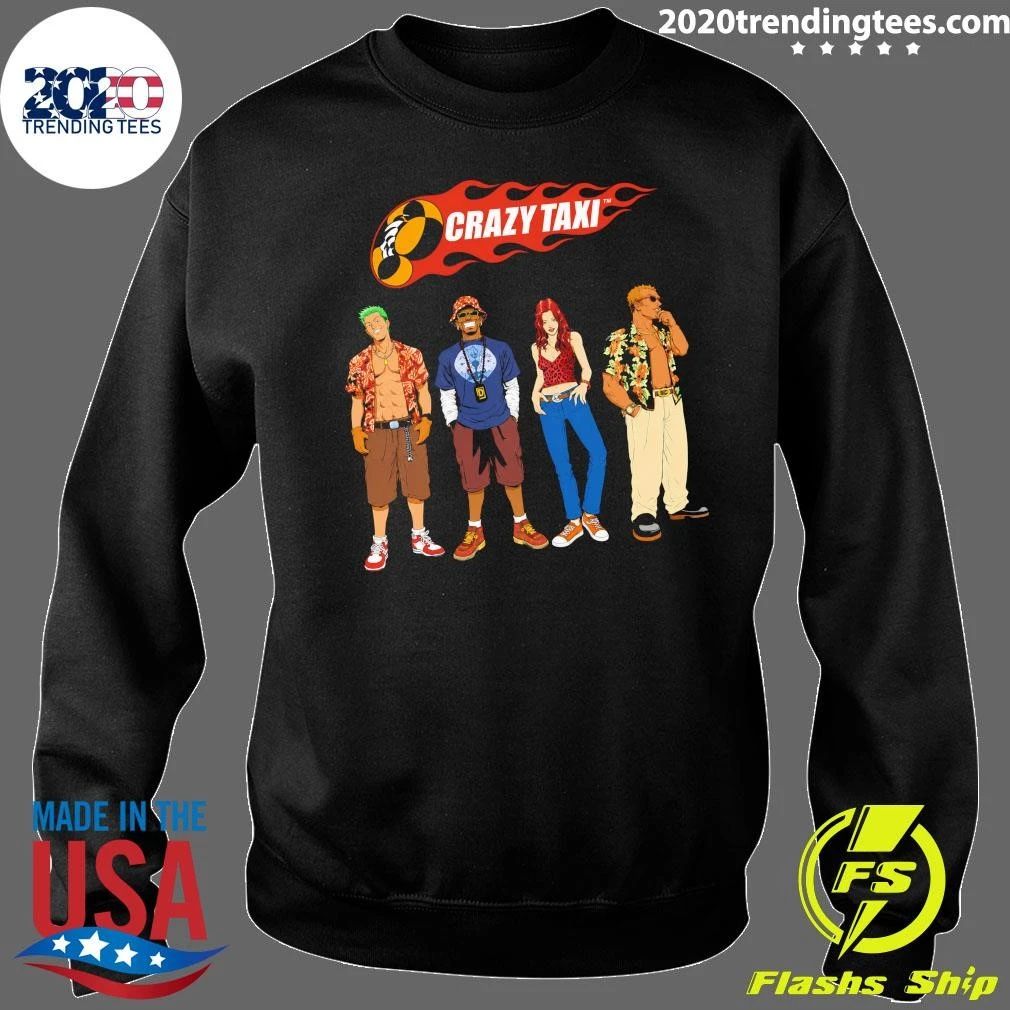 Crazy Taxi Classic Characters Retro Gaming Shirt