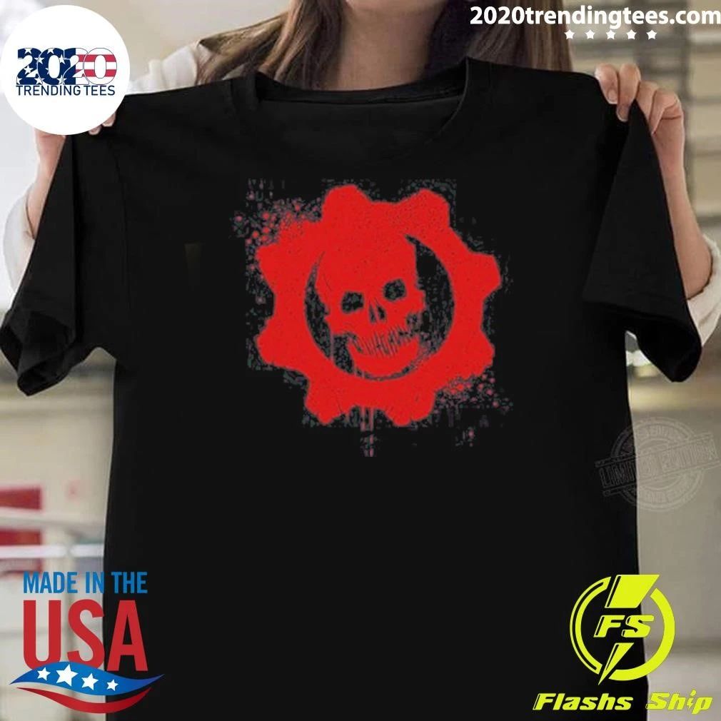 Skull Gears of War Crimson Omen Tee Shirt
