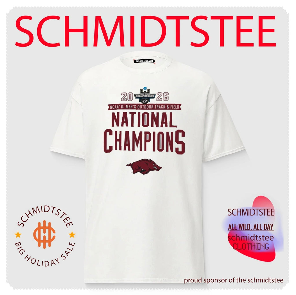 Arkansas Razorbacks 2026 NCAA Men’s Outdoor Track & Field National Champions shirt
