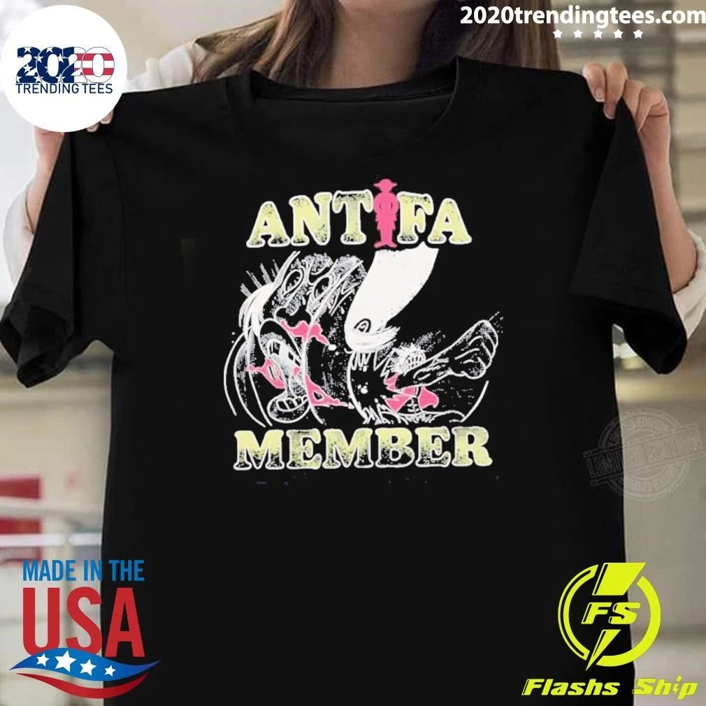Antifa Member Graphic Vintage Shirt
