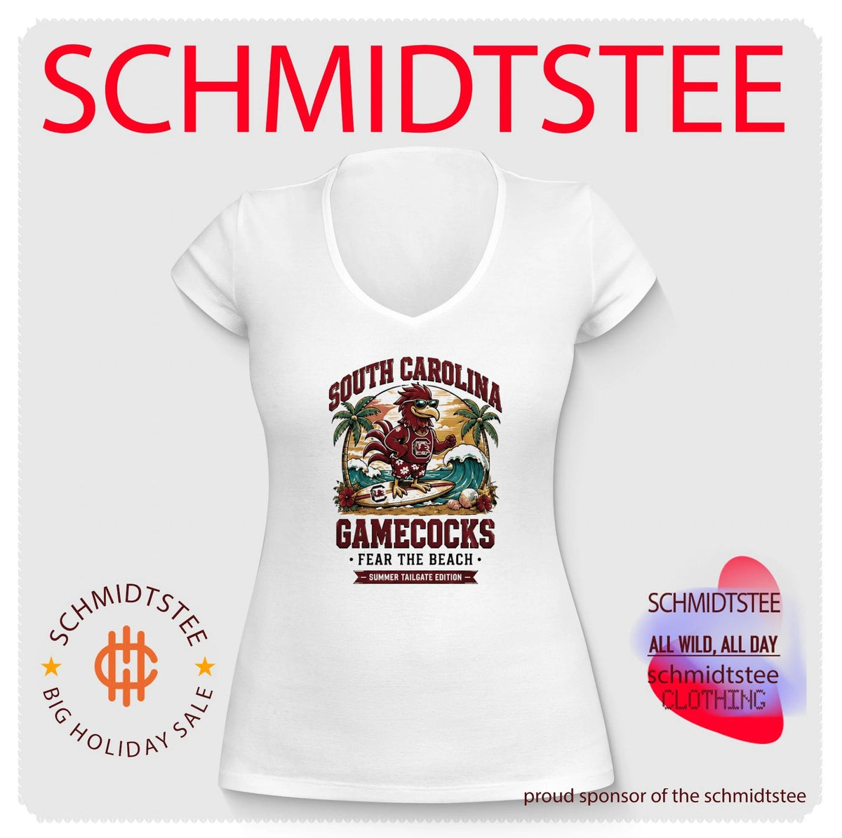 South Carolina Gamecocks Fear The Beach Summer Tailgate Edition shirt