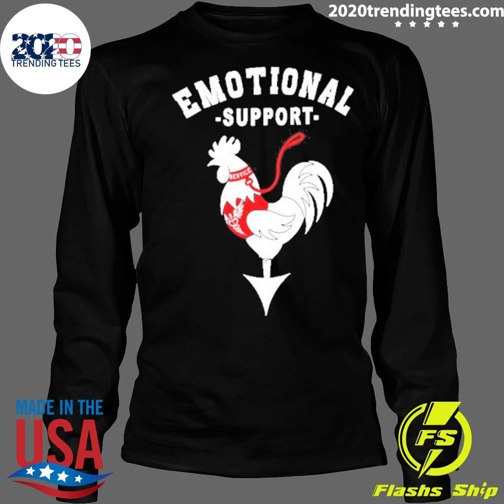 Chicken Bervice Emotional Support Shirt