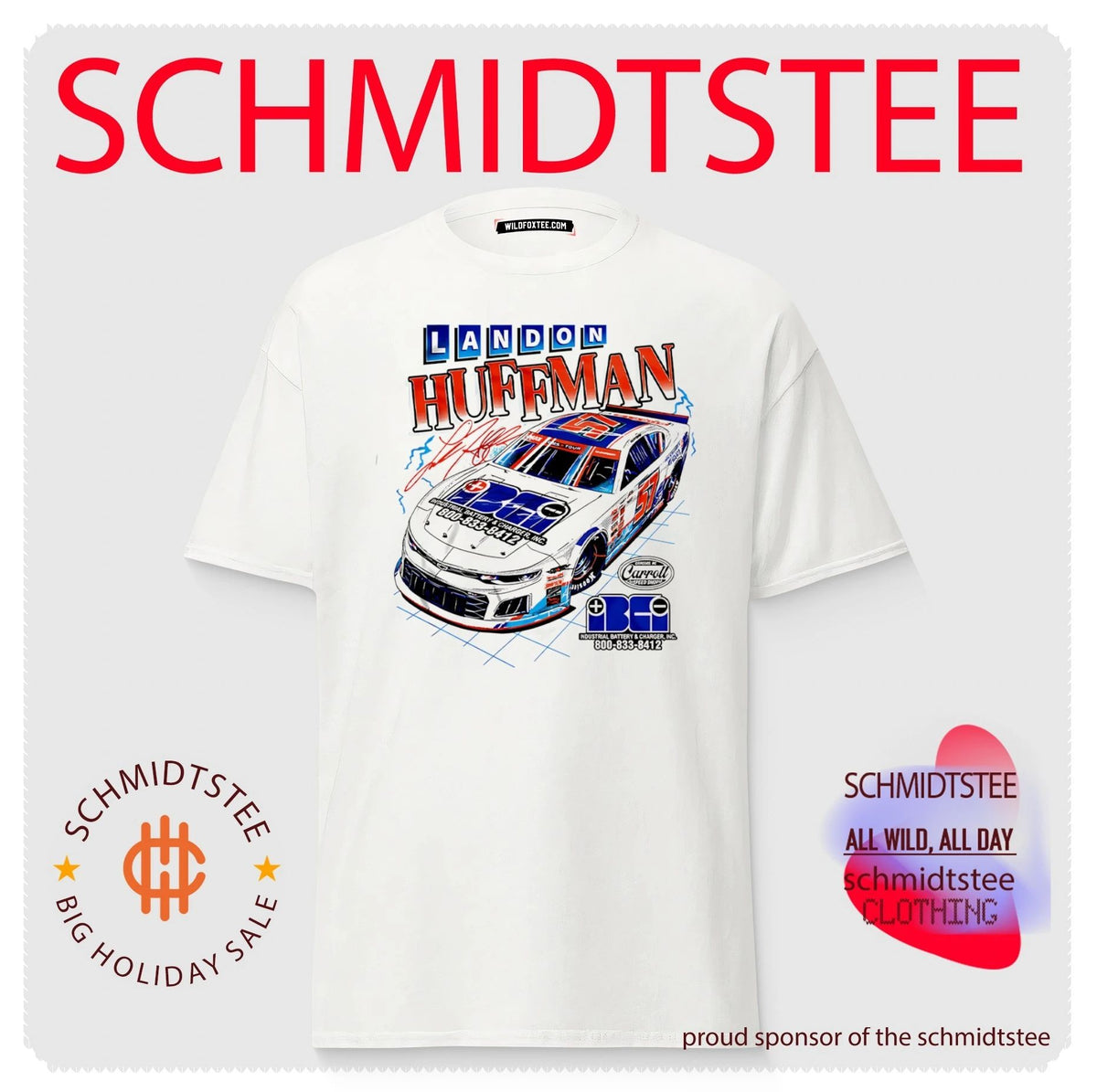 Landon Huffman Fully Charged Racing Bootleg shirt