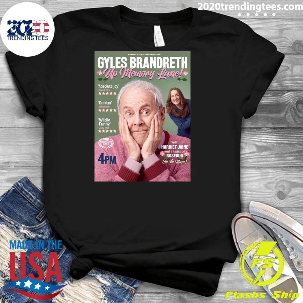 Bound & Gassed Comedy Presents Gyles Brandreth Up Memory Lane Shirt