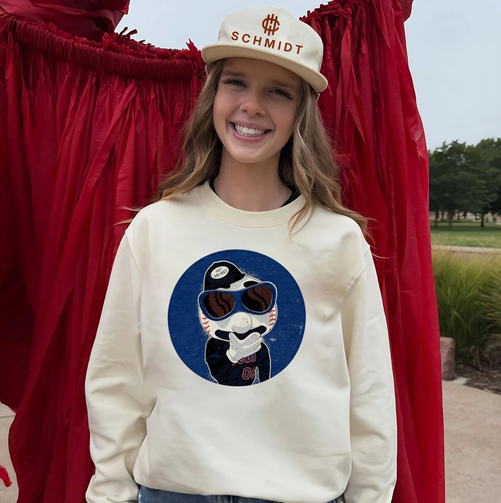 Not Mr.Met mascot illustration shirt