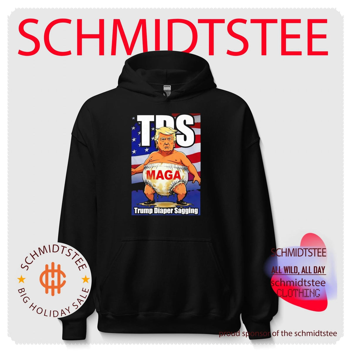 Trump Diaper Sagging caricature shirt