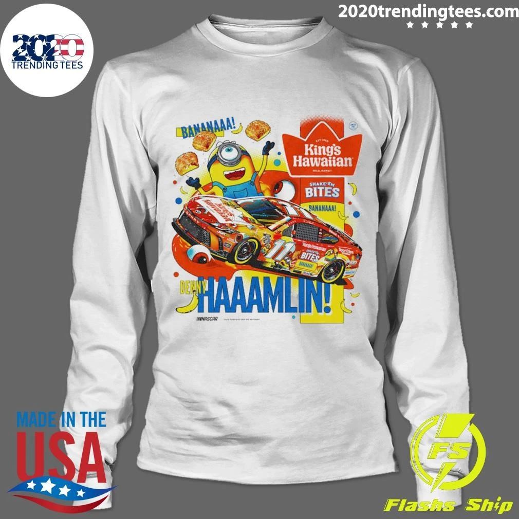 Minions Banana Denny Hamlin King’s Hawaiian 2026 Tee Shirt