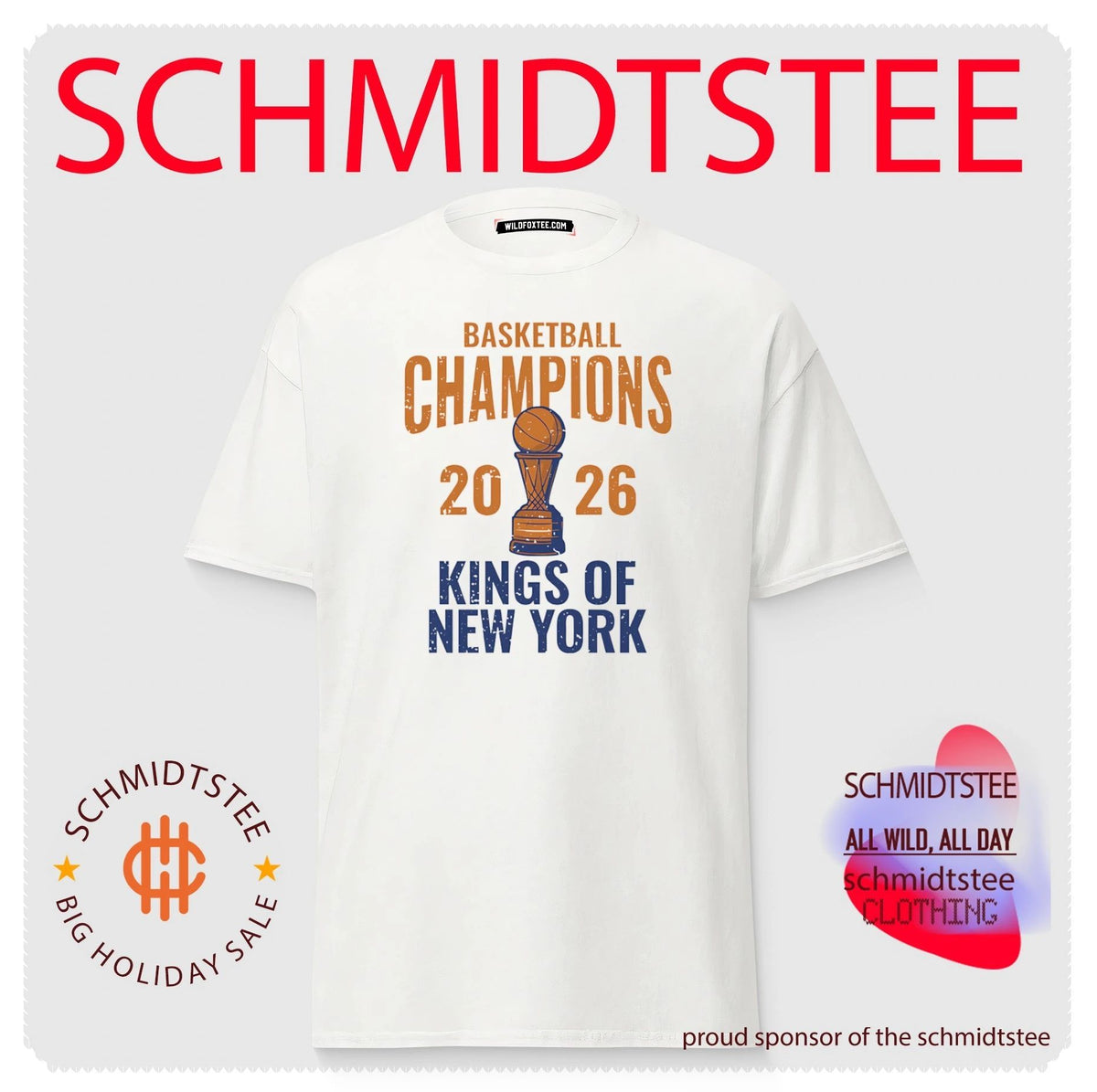 New York Hoops Champions 2026 Basketball shirt