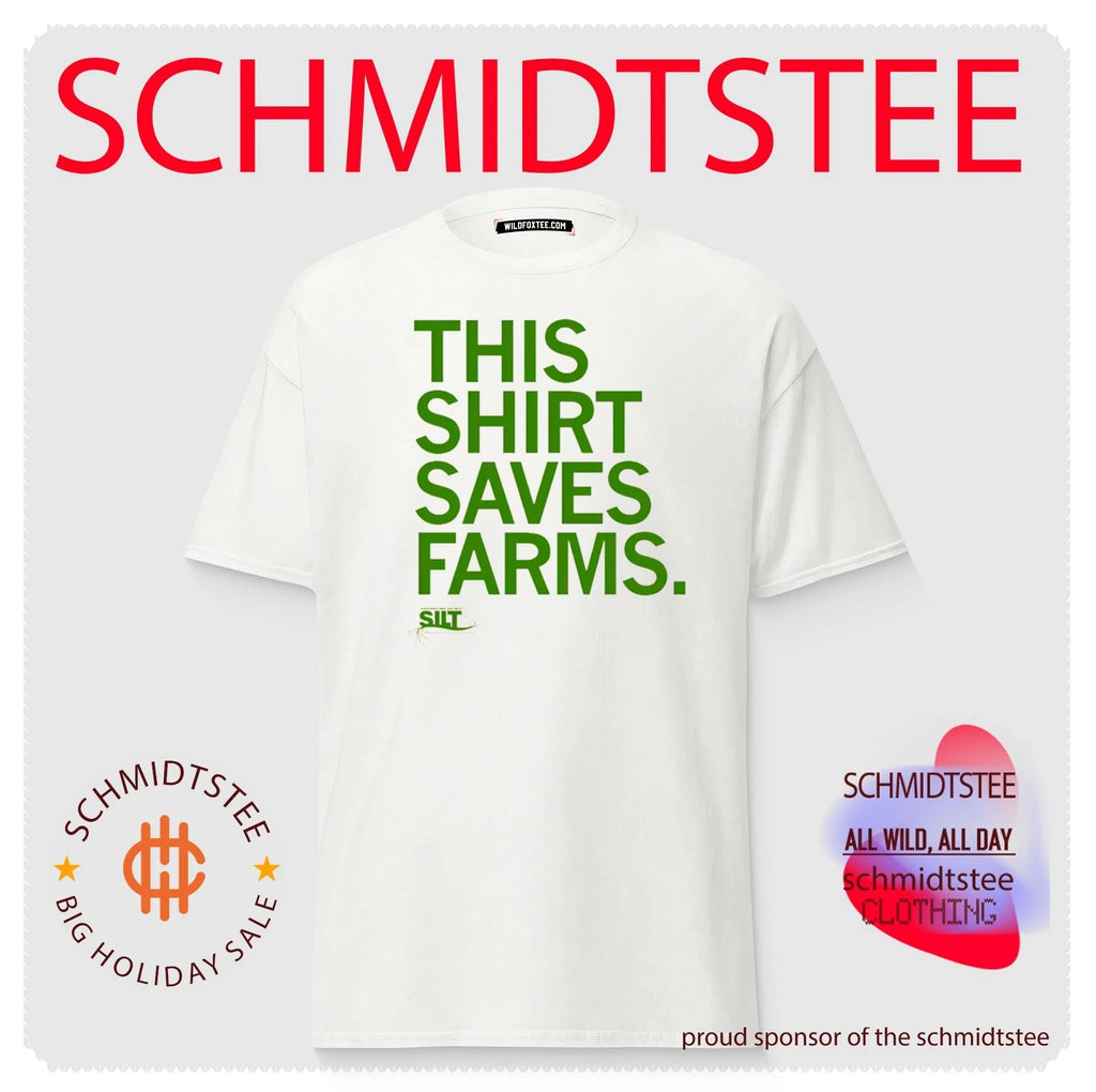 This shirt saves farms silt sustainable iowa land trust shirt