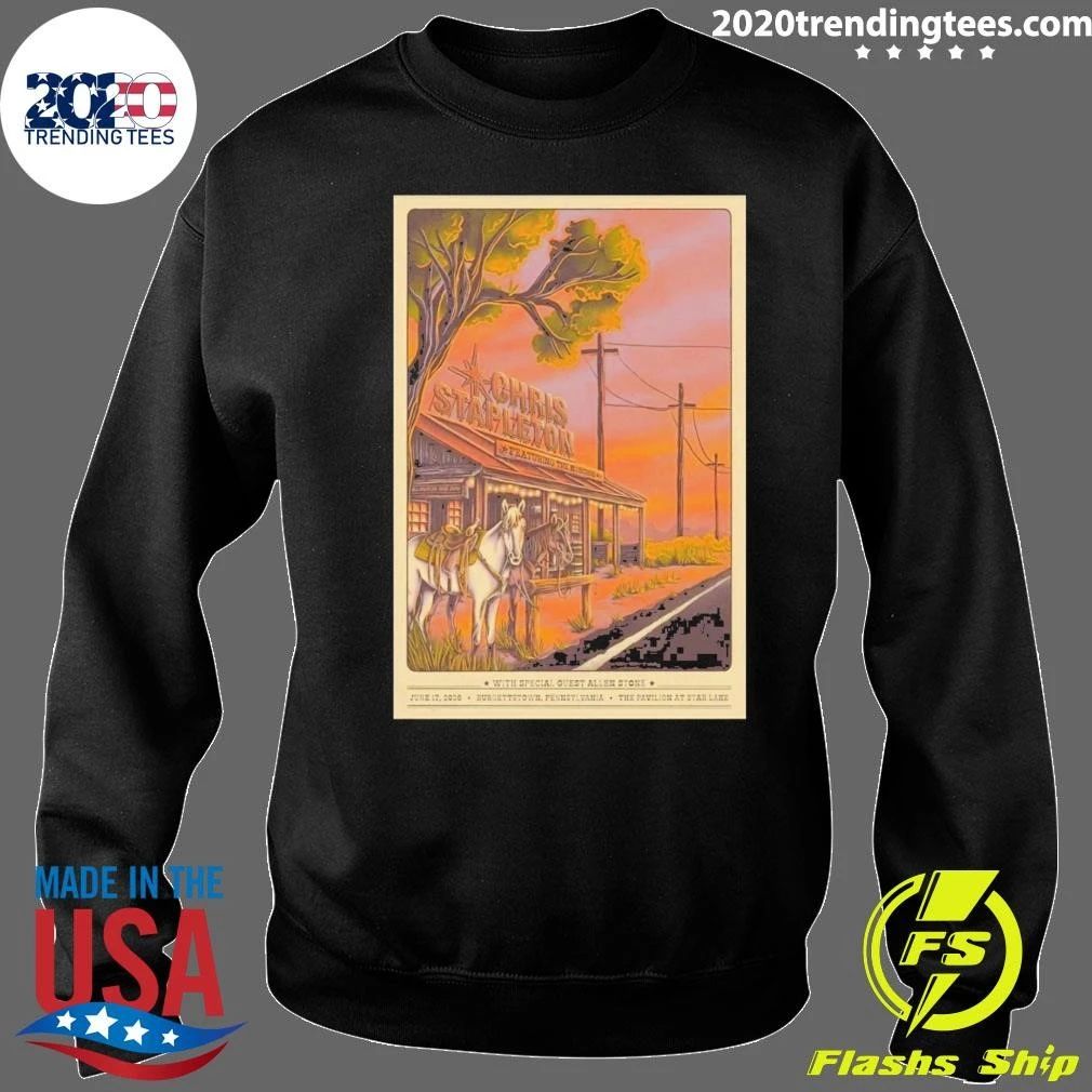 Chris Stapleton Burgettstown Tour On June 17 2026 Shirt