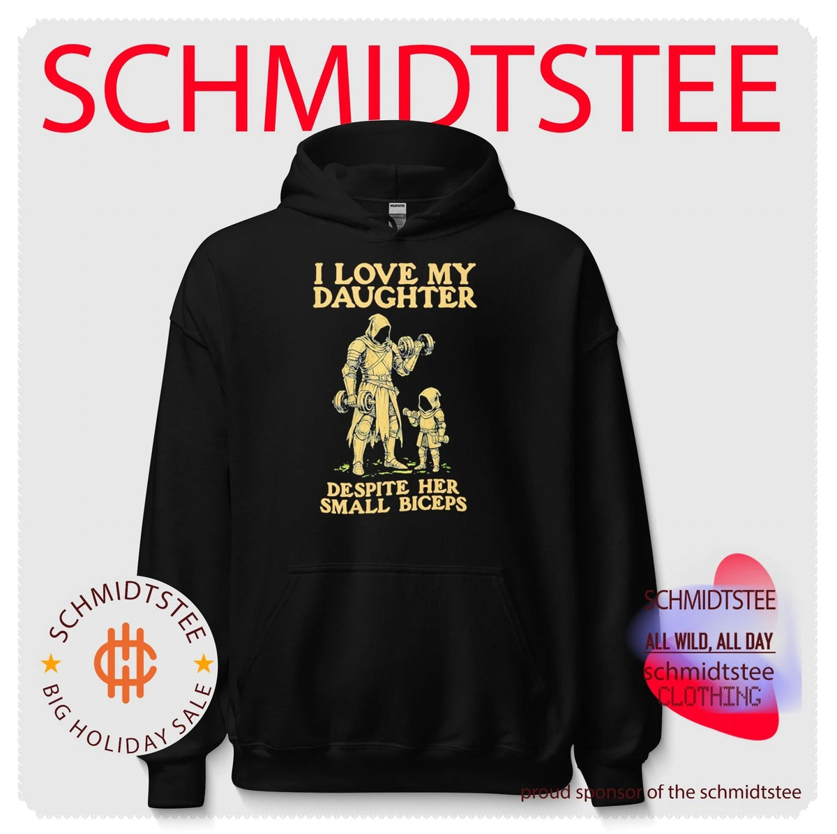 Fatherhood And Fitness I Love My Daughter Despite Her Small Biceps Shirt