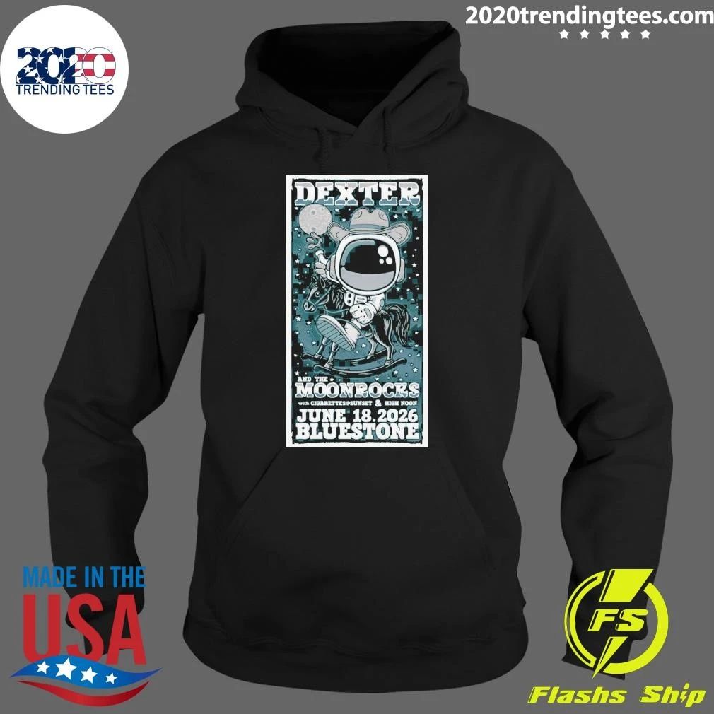 Dexter and The Moonrocks With Cigarettes Sunset & High Noon June 18.2026 Bluestone Shirt