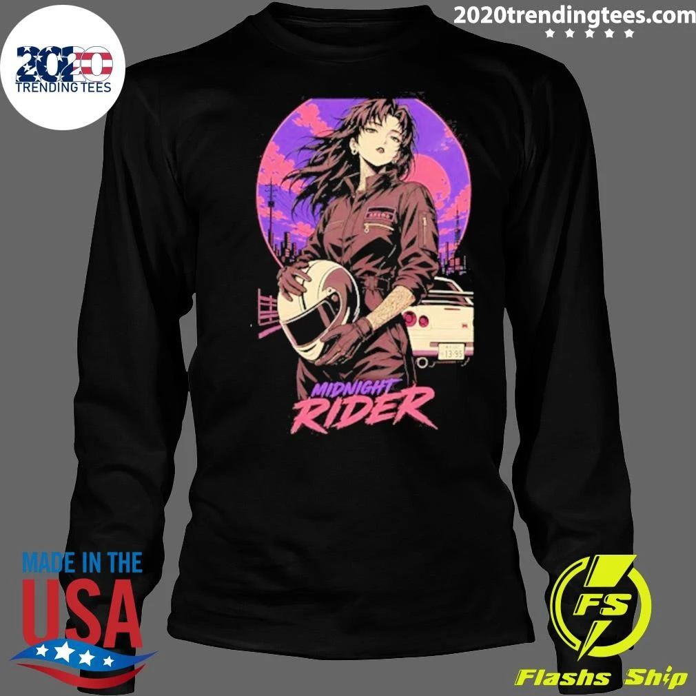 Girl Racing Midnight Rider Vintage Shirt