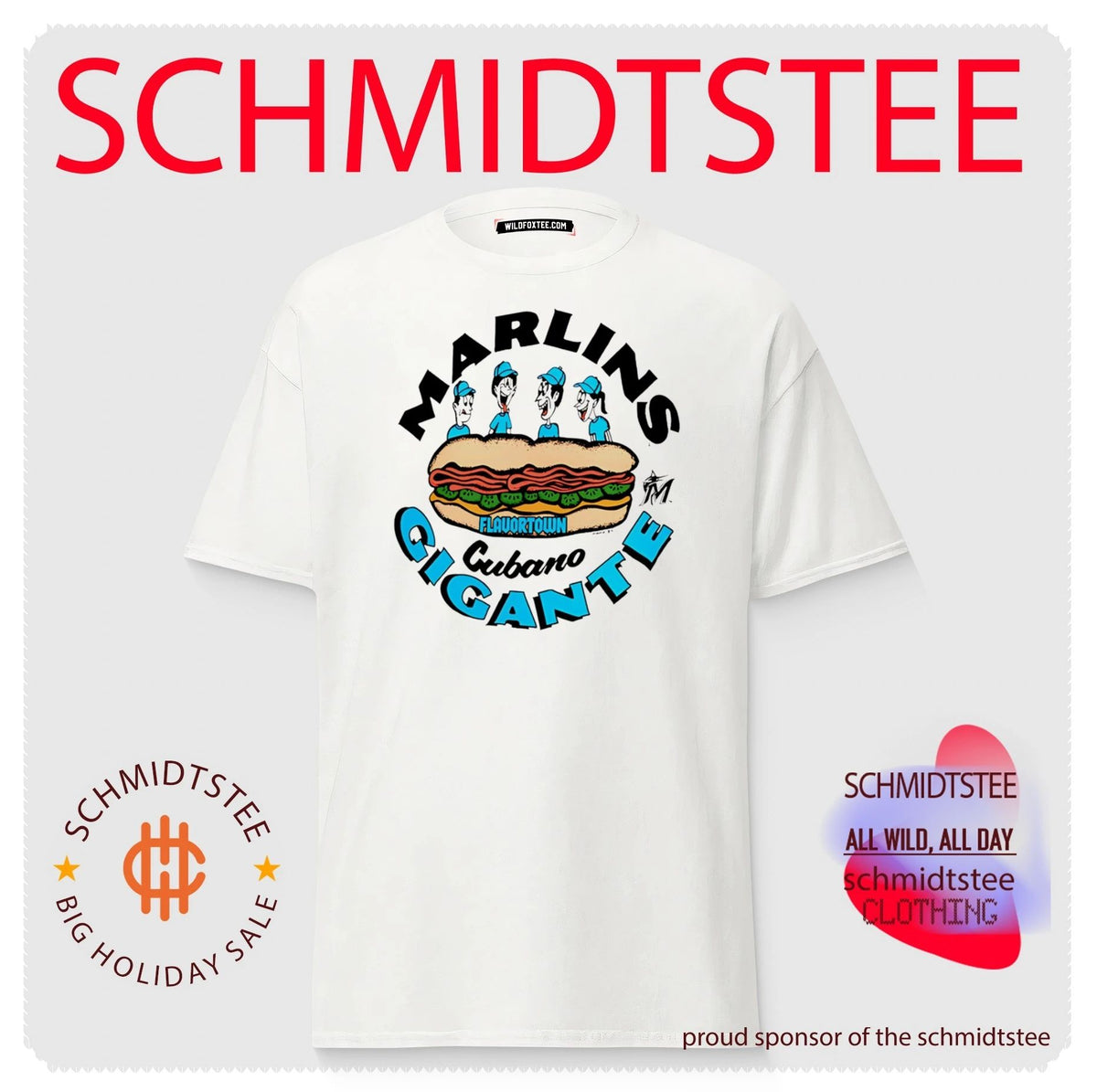 Miami Marlins Cubano Gigante food shirt