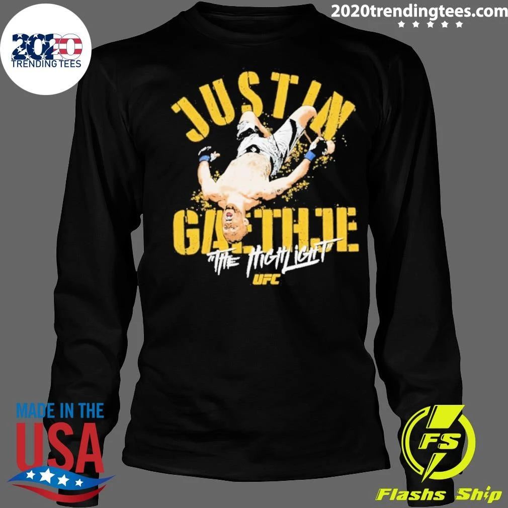 Justin Gaethje The Highlight Graphic Shirt