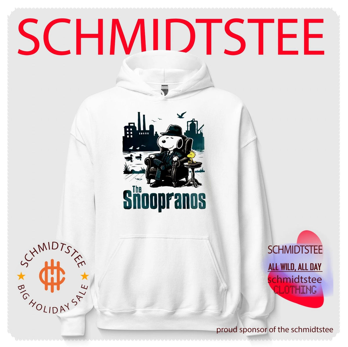 The Snoopranos Peanuts Mafia Parody Shirt