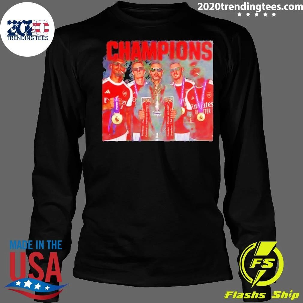 Arsenal Soccer The Middle Finger Gesture 6 Shirt
