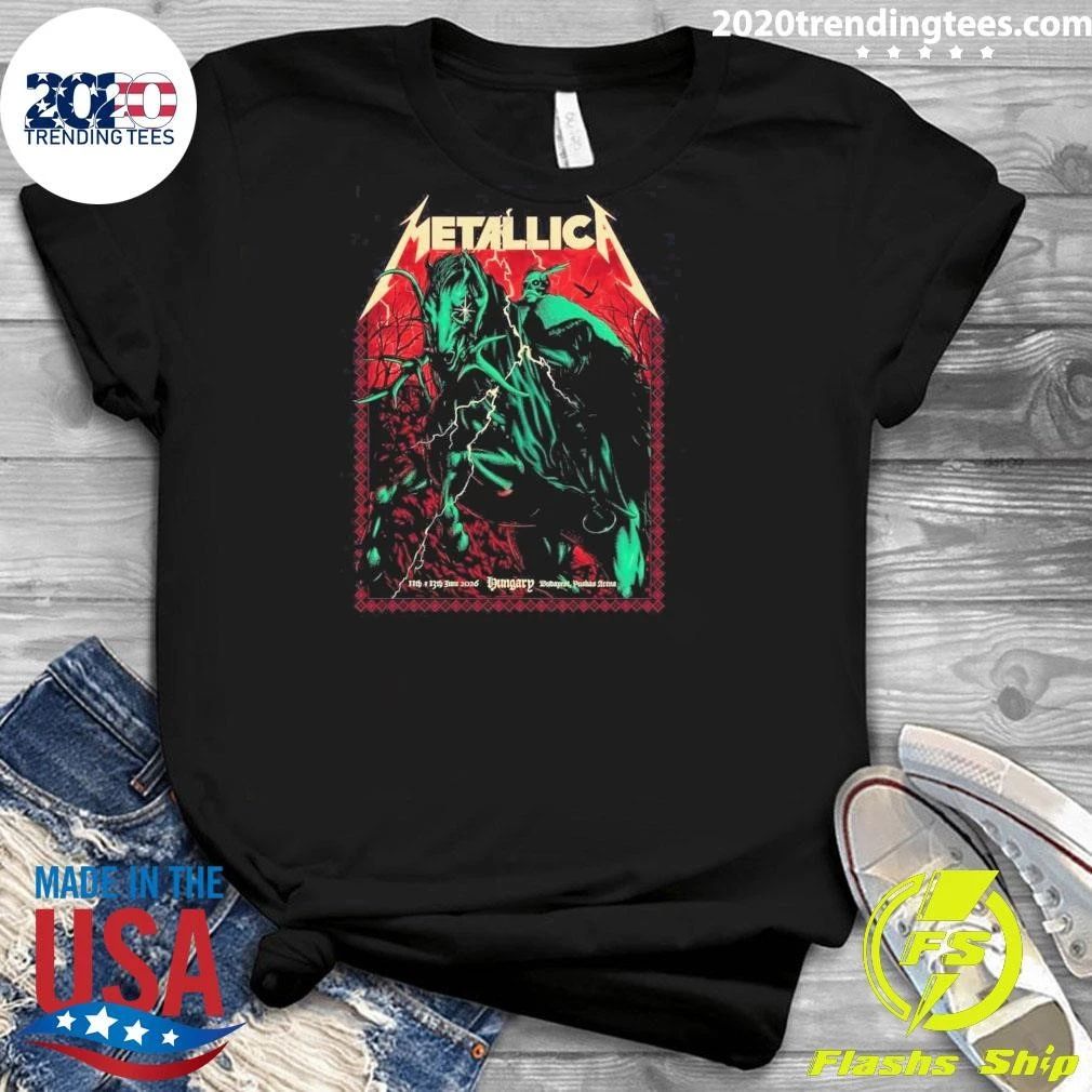 Metallica M72 Tour Hungary June 11-13 2026 Death Knight Shirt