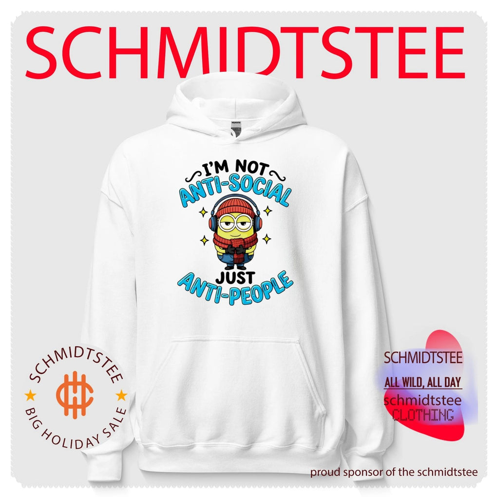 I’m not anti-social just anti-people Minion shirt