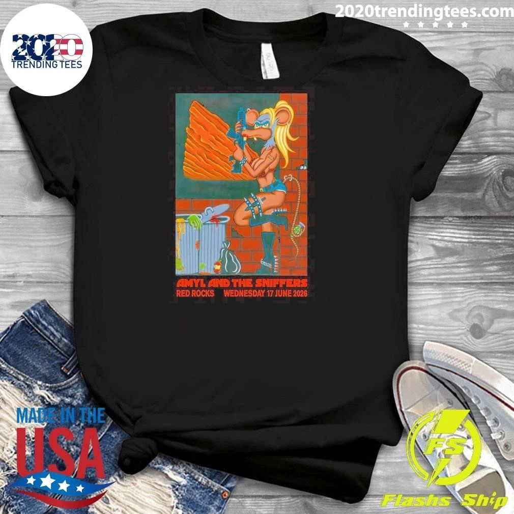 Amyl and The Sniffers & L7 Red Rocks Amphitheatre June 17, 2026 Morrison Shirt
