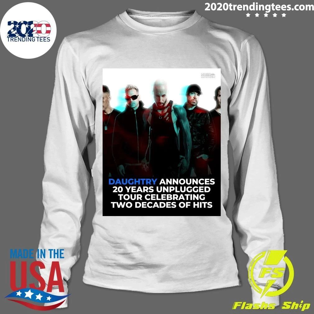 A Daughtry Announces 20 Years Unplugged Tour Celebrating Two Decades Of Hits Shirt