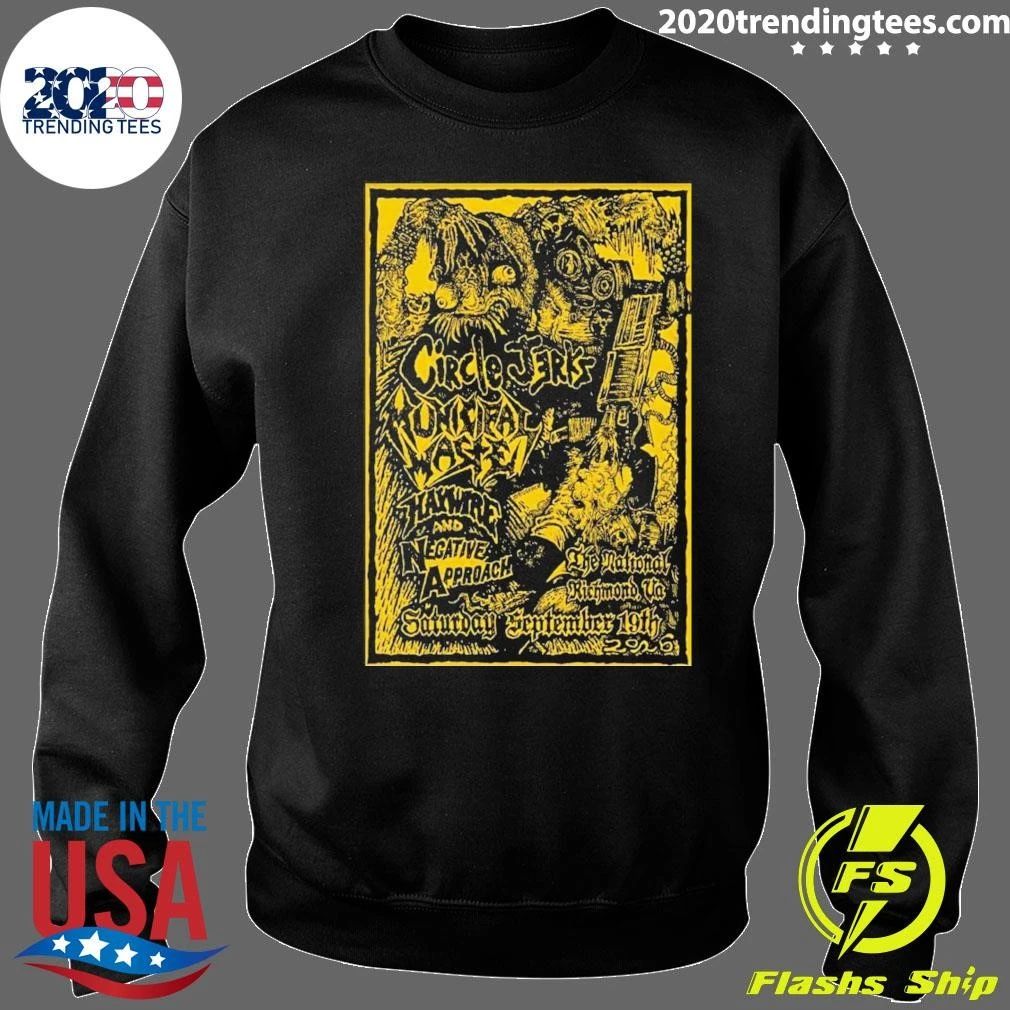 Circle Jerks 9 19 2026 Richmond Va Poster Shirt