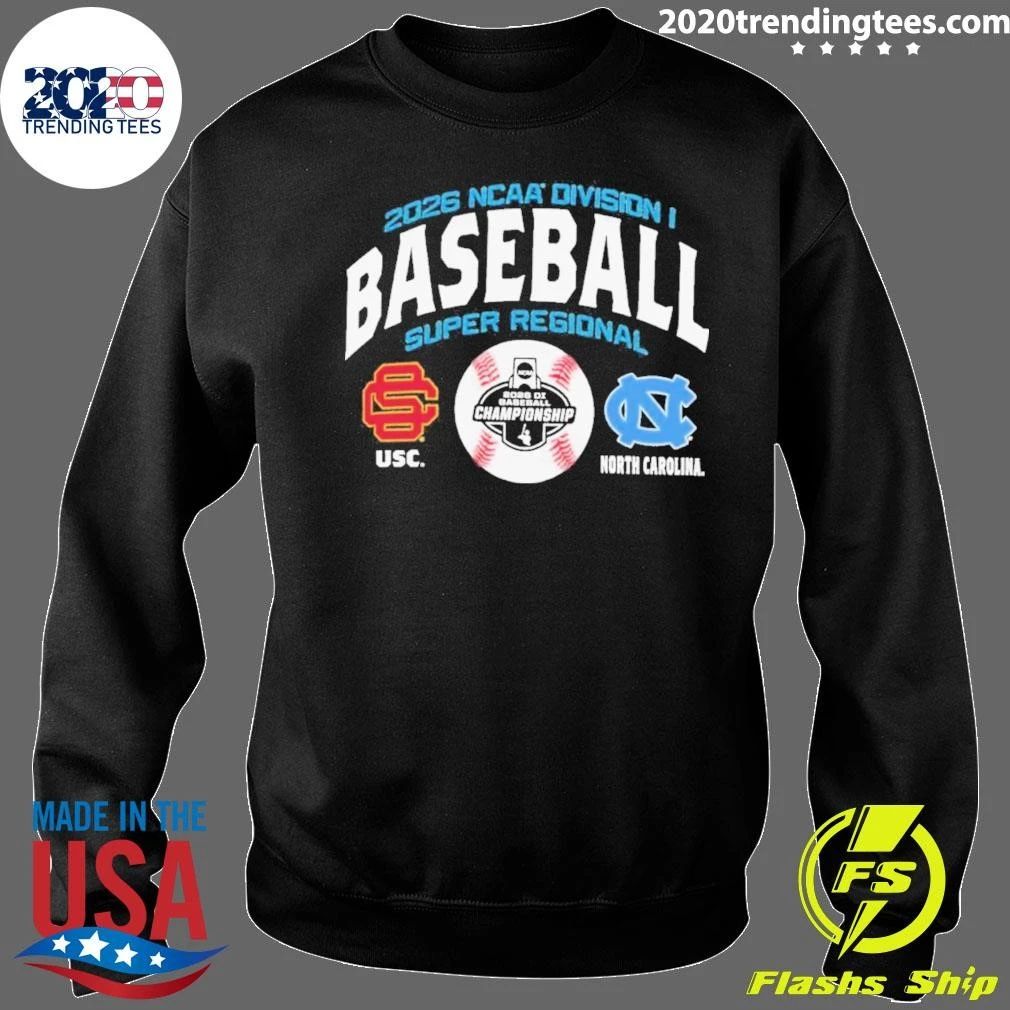 USC Trojans Vs UNC Tar Heels 2026 NCAA DI Baseball Super Regional Chapel Hill, NC Shirt