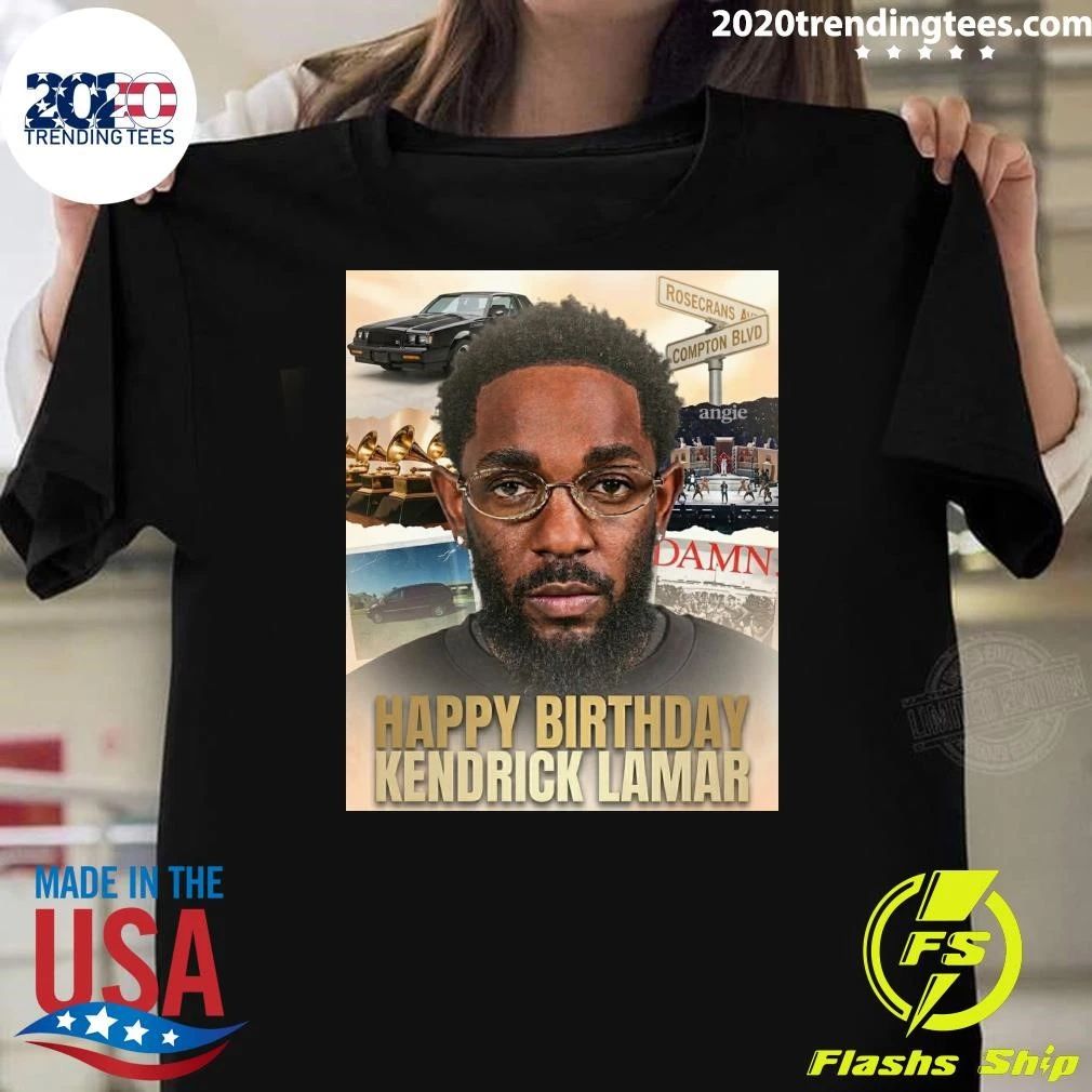 Happy 39th Birthday Kendrick Lamar Shirt