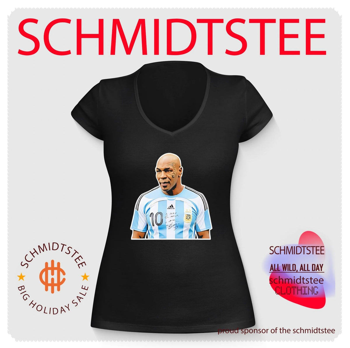 Mike Tyson Messi Argentina National Football Team Jersey shirt