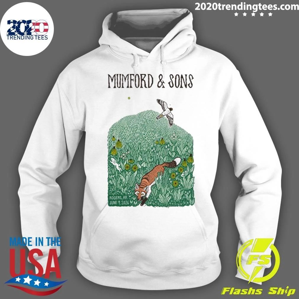 Mumford And Sons 6.9.2026 Rogers AR Tee Shirt