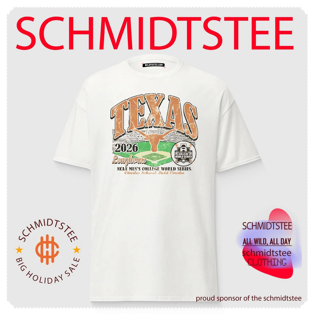 Texas Longhorns 2026 College World Series Bound stadium shirt