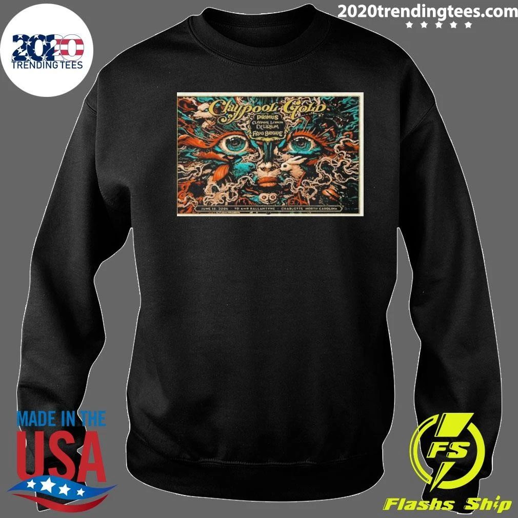 Primus In Charlotte Nc On June 16 2026 Tour Poster Shirt