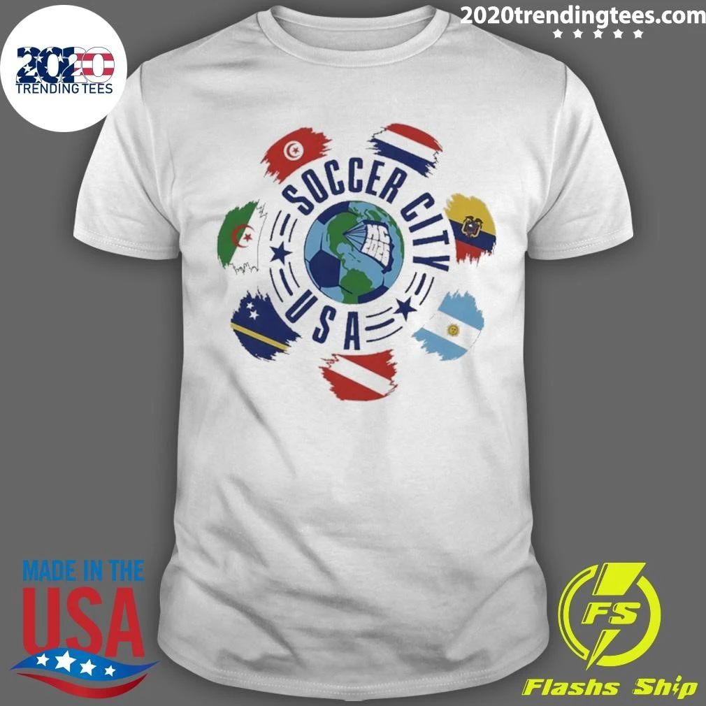 Soccer City Usa Kansas City 2026 Flag Shirt