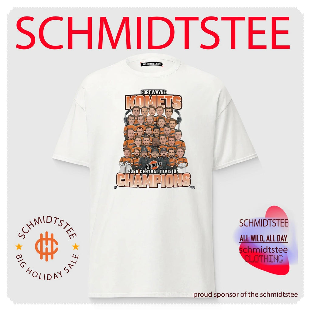 Fort Wayne Komets 2026 Central Division Champions caricature shirt