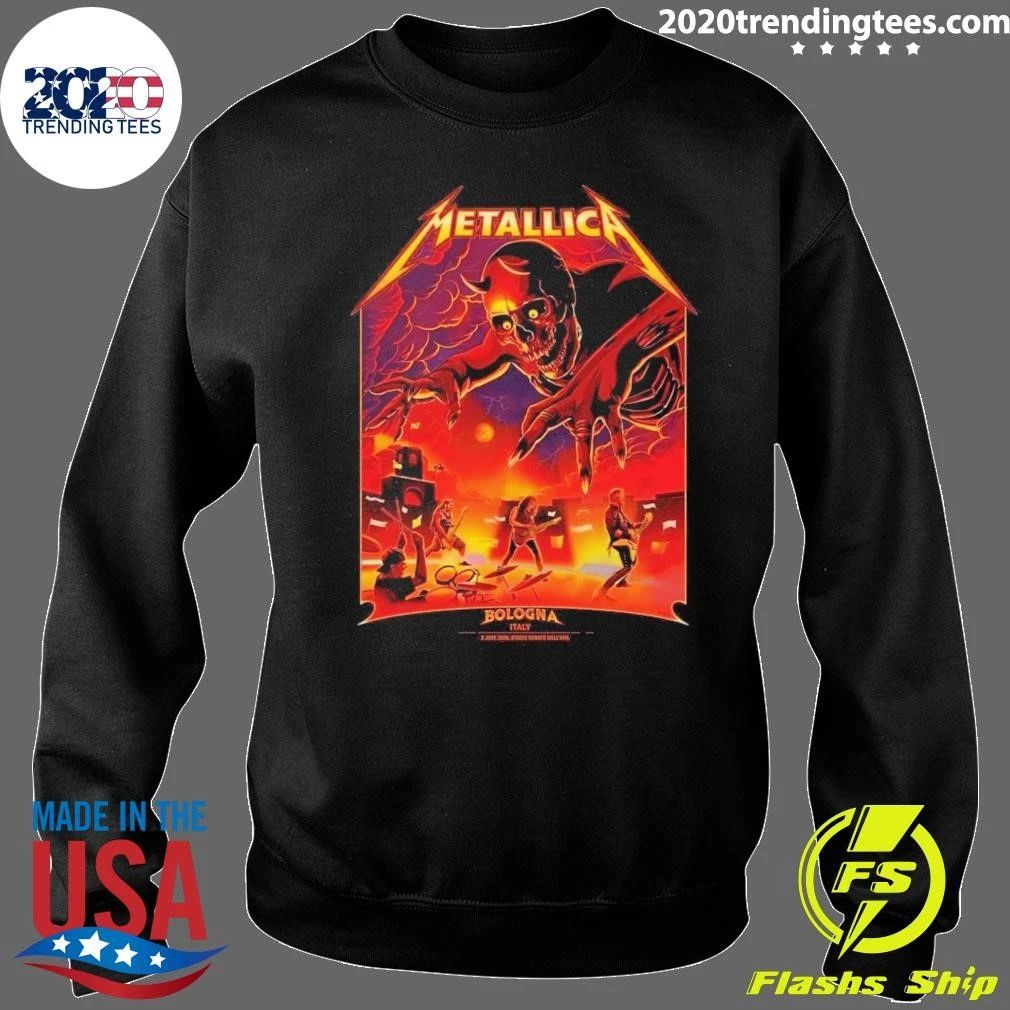 Metallica Bologna At Stadio Renato Dall’Ara June 2026 Shirt
