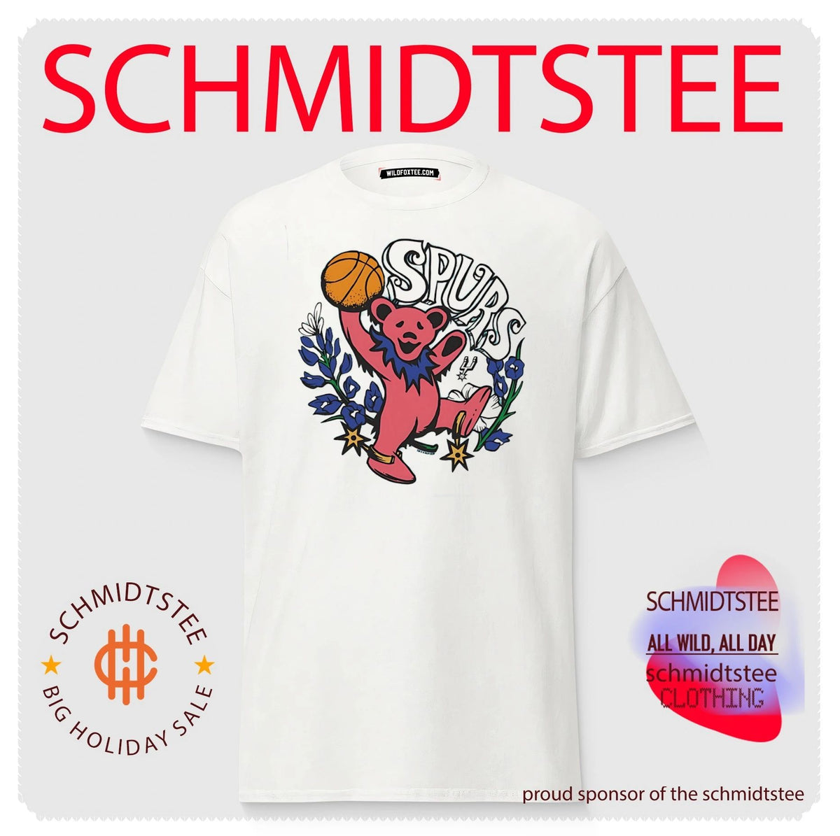 San Antonio Spurs features The Grateful Dead Homage Teal Bear shirt