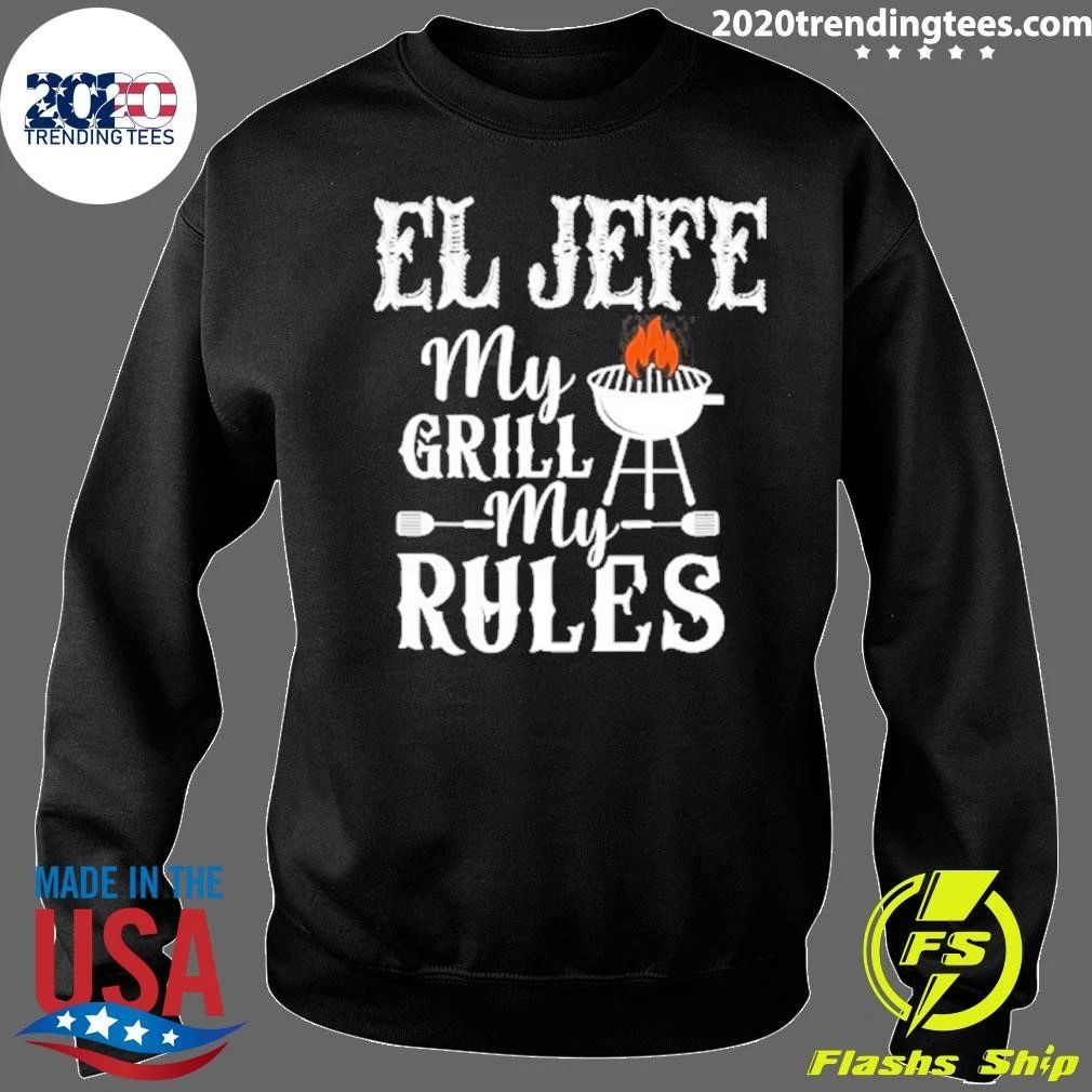 El Jefe My Grill My Ryles Chef Shirt