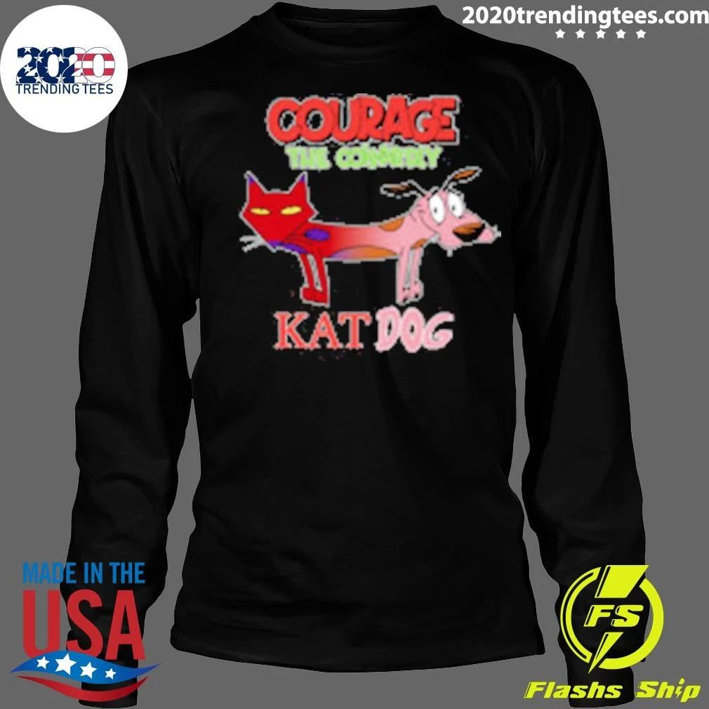 Courage The Cowardly Kat Dog Shirt