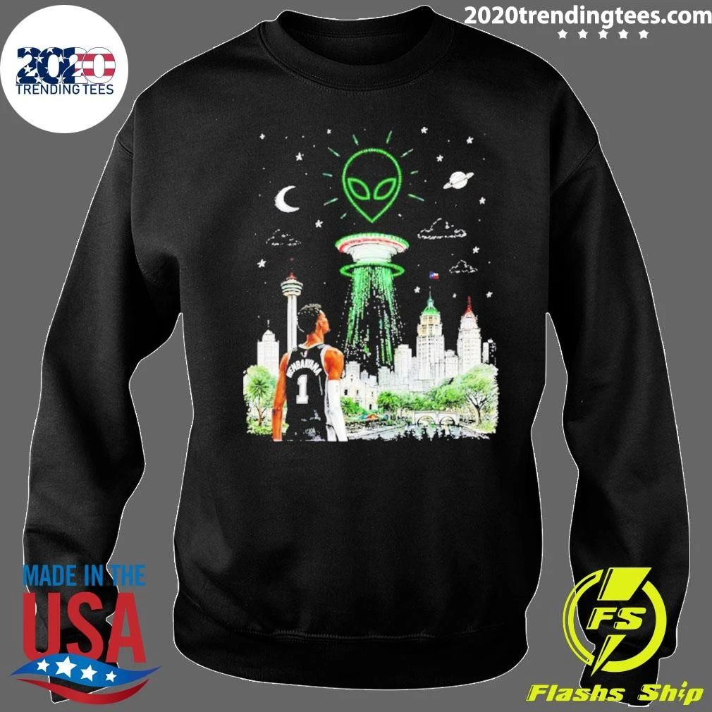 Wemby Alien Victor Wembanyama Space San Antonio Spurs Basketball 2026 NBA Finals Shirt